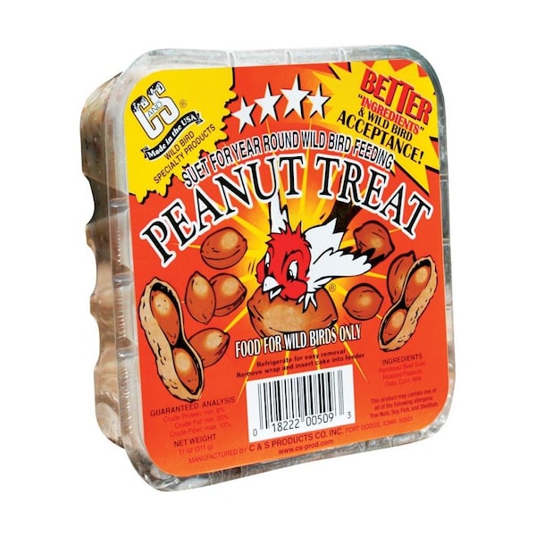 C&S Products CS Products Peanut Treat Assorted Species Beef Suet Wild